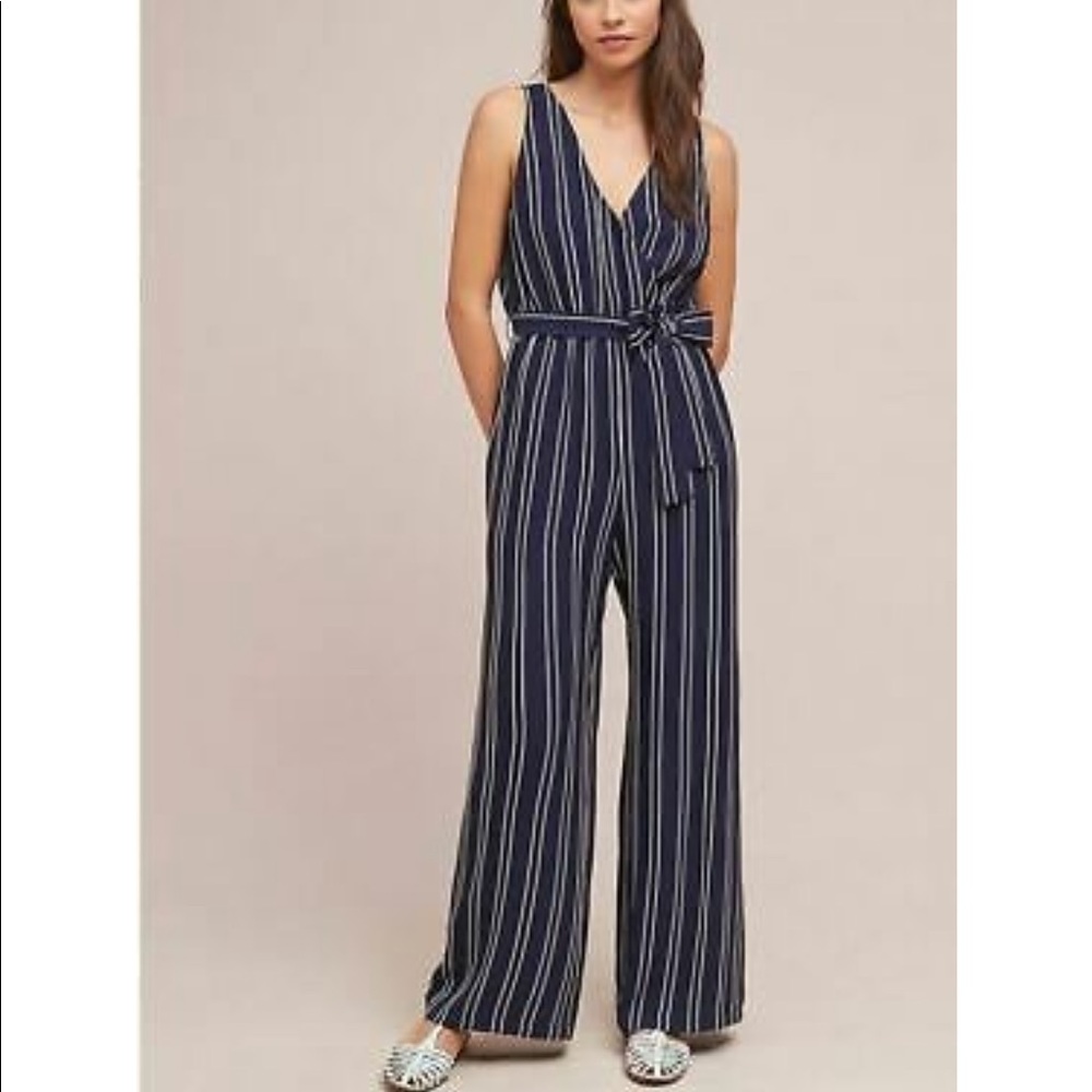 Anthropologie Madison Stone Jumpsuit Sz M